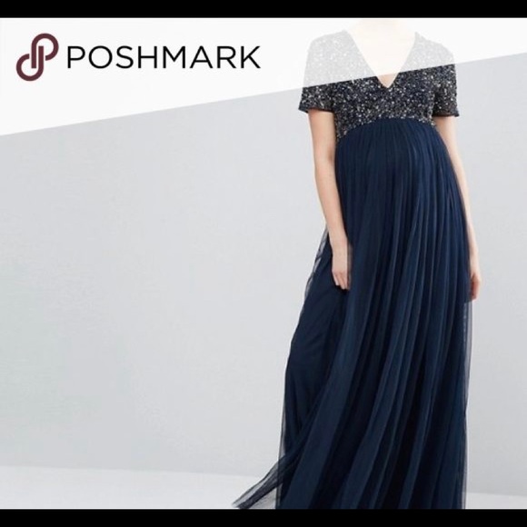 Maternity formal gown - Picture 7 of 9